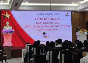 Trường Cao đẳng Du lịch Huế tổ chức Lễ Khai giảng năm học mới 2025-2026  và Kỷ niệm 80 năm truyền thống ngành Giáo dục dành cho học sinh khối văn hóa phổ thông