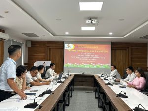 Phiên họp Hội đồng Khoa học và Đào tạo trường Cao đẳng Du lịch Huế nhằm tổ chức lấy ý kiến góp ý về Chương trình Đào tạo ngành Truyền thông đa phương tiện